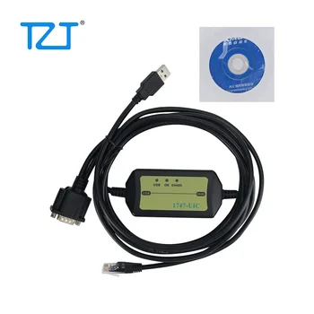 TZT USB 1747-UIC АД кабел за Allen Bradley USB към DH485-USB към 1747-PIC SLC500