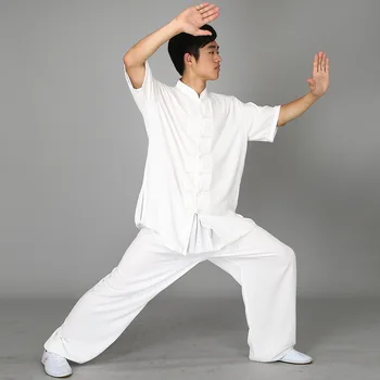 Yourqipao 2023, летни комплекти форми на тай-чи кунг-фу, облекло в китайския традиционен стил, костюм ушу, форма за физически упражнения за мъже и жени
