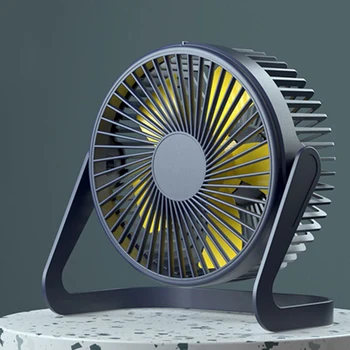 2023 Нов настолен USB вентилатор с въртене на 360 °, мини регулируема преносими електрически вентилатор, лятото-хладен въздух за дома, висококачествени вентилатори