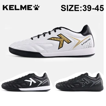 Мъжки футболни обувки KELME на равна подметка, удобни обувки за мини-футбол, бели тенис обувки, мъжки 6891146