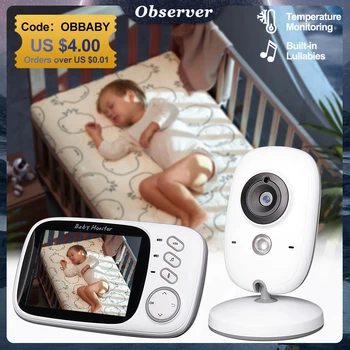 Следи бебето VB603 с безжична камера 2.4 Ghz за защита на сигурността на майката и бебето, камера за наблюдение, Контрол на температурата детски стоки