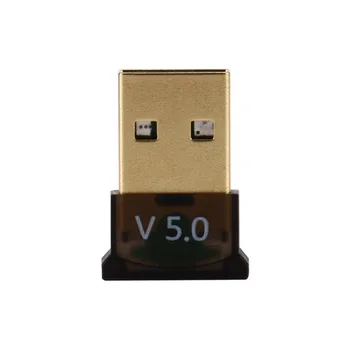 USB Bluetooth 5.0 адаптер, предавател, приемник, Bluetooth, аудио, Bluetooth-ключ, безжичен USB адаптер за вашия компютър, КОМПЮТЪР, лаптоп C