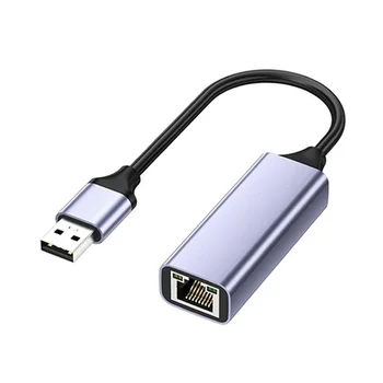 USB към RJ45 Ethernet адаптер USB3.0 Интернет КОМПЮТЪР USB 1000 Mbps мрежов адаптер за вашия лаптоп /TV-бокс