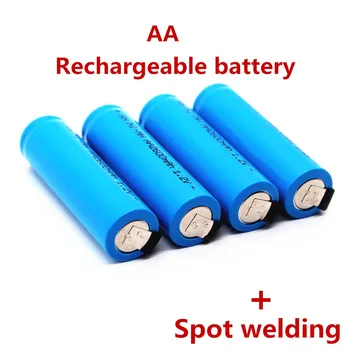 Оригинална акумулаторна батерия 1.2 V AA 2600mAh NiMH с сварочным штифтом САМ електрическа самобръсначка играчка за четка за зъби