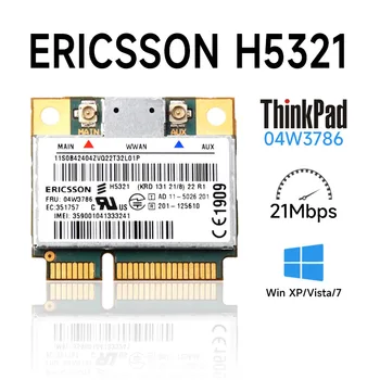 Ericsson H5321 FRU: 60Y3297 04W3786 половината МИНИ PCI-E GSM EDGE GPRS HSPA + 21 Mbps GPS, WLAN карта за T430 S430 X230 W530 X131