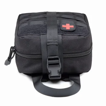 Тактически медицински калъф за комплект за първа помощ, носи етикет за услугата чанта, кука и контур, EMT, авариен EDC, чанта за оцеляване IFAK, калъф