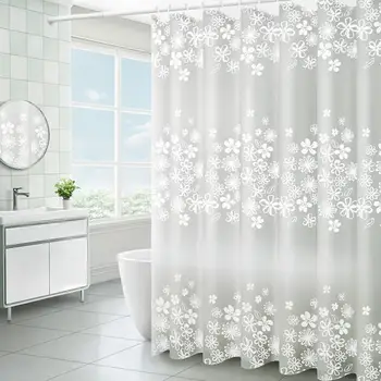 Завеси за душ, дизайн на баня, произведени по поръчка цветна водоустойчива душ завеси, баня