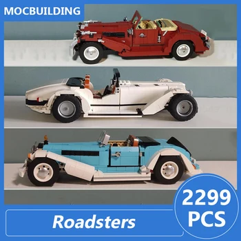 Серия Roadsters Модел Moc Строителни Блокове Сам Събрание Тухли Образователен Творчески Транспорт, Детски Играчки, Подаръци 2299 бр.
