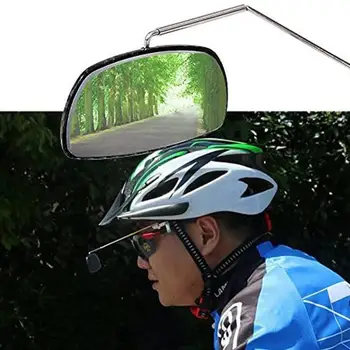 Наем на Велосипеди Огледало За Езда Закрепване На Каска, за да проверите За Обратно виждане Очила за Обратно виждане Кормило на Мотоциклет Пътно Огледало Mountai C8U9